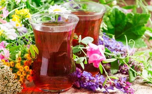 Чай из лекарственных растений шалфей мята